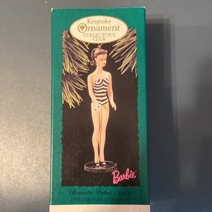 1995 Hallmark Barbie ‘Brunette Debut - 1959 ornament